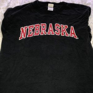 nebraska long graphic tee